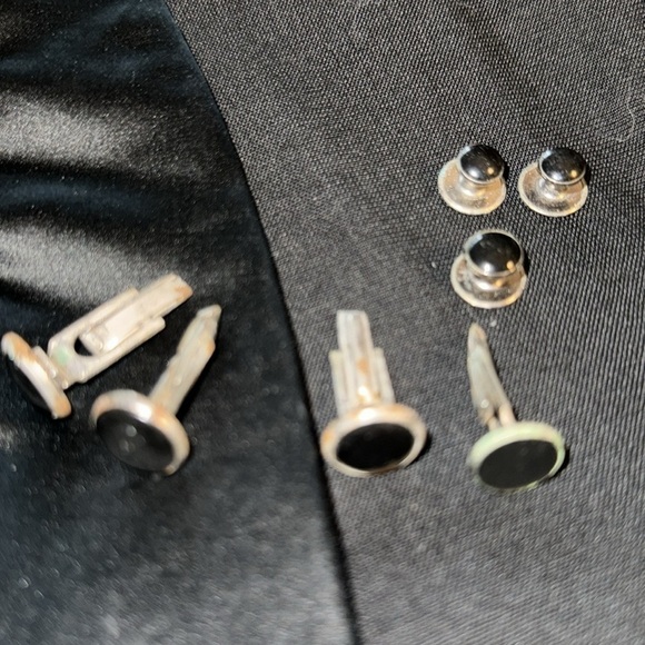 After Six by Rudofker Tuxedo suit jacket single button front Sz 38 R Vintage - Picture 9 of 10